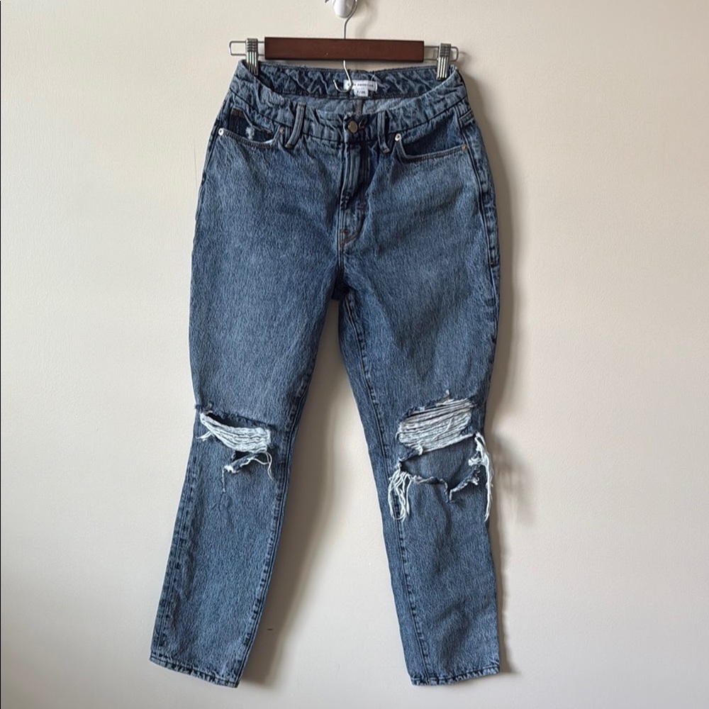 Good American Classic Blue Jeans